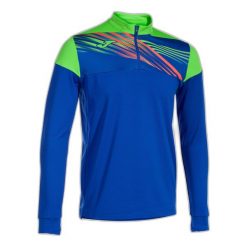 Bluza Joma Elite X. Niebieskie bluzy sportowe męskie Joma, bez wzorów, bez kaptura, do biegania. Za 202.99 zł.