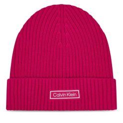 Czapka Calvin Klein. Czerwone czapki i kapelusze męskie Calvin Klein, na zimę, bez wzorów. Za 169.99 zł.