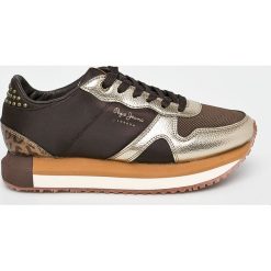 Pepe Jeans - Buty. Szare obuwie sportowe damskie Pepe Jeans, z gumy. Za 349.90 zł.