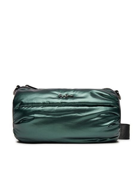 Pepe Jeans Torebka PL031580 Zielony. Zielone listonoszki damskie Pepe Jeans, bez wzorów, z jeansu, bez dodatków. Za 189.99 zł.