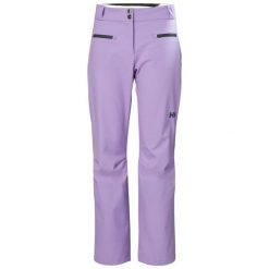 Spodnie narciarskie dla kobiet Helly Hansen Bellissimo 2. Fioletowe spodnie sportowe damskie Helly Hansen, bez wzorów, narciarskie. Za 806.50 zł.