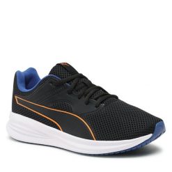 Sneakersy Puma. Czarne półbuty chłopięce Puma, bez wzorów, bez zapięcia. Za 179.99 zł.