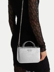 Nine West Torebka CEO-Astor Vibe-KY323-1 Srebrny. Szare torebki do ręki damskie Nine West, bez wzorów, z materiału, bez dodatków. Za 199.99 zł.