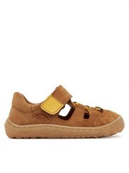 Froddo Sandały Barefoot Elastic Sandal G3150262-3 M Brązowy. Brązowe sandały chłopięce Froddo, ze skóry, bez zapięcia. Za 239.99 zł.