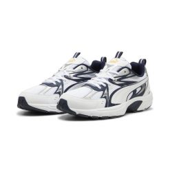 Buty Sportowe unisex Puma Milenio Tech. Białe obuwie sportowe damskie Puma, bez wzorów, z gumy, do biegania. Za 204.66 zł.