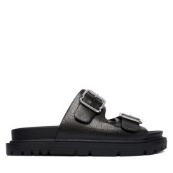 Klapki REPLAY. Brązowe klapki damskie Replay, bez wzorów, bez obcasa. Za 399.99 zł.