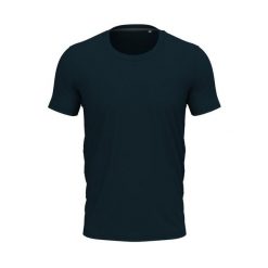 Męska Koszulka Z Okrągłym Dekoltem Clive. Niebieskie koszulki sportowe męskie Stedman, l, bez wzorów, bez kołnierzyka, bez ramiączek, trekkingowe. Za 62.99 zł.