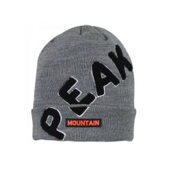 Czapka Peak Mountain Bon-Marie. Szare czapki i kapelusze damskie Peak Mountain, na zimę, bez wzorów, sportowe. W wyprzedaży za 132.50 zł.