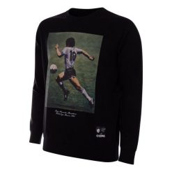 Bluza dla dorosłych Maradona x COPA Mistrzostwa Świata 1986 - Czarny. Czarne bluzy męskie COPA FOOTBALL, m, bez wzorów, bez kaptura. Za 338.47 zł.