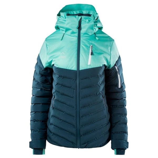 Damska Kurtka Narciarska Estella. Niebieskie kurtki snowboardowe damskie ELBRUS, xl, bez wzorów, bez kaptura, narciarskie. Za 739.99 zł.