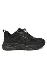 Calvin Klein Sneakersy V3X9-83174-1845999 S Czarny. Czarne buty sportowe dziewczęce Calvin Klein, bez wzorów, z materiału, bez zapięcia. Za 219.99 zł.
