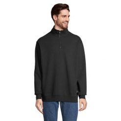 Bluza Rozpinana Unisex Dla Dorosłych Conrad Quarter Zip. Czarne bluzy męskie SOL'S, m, bez wzorów, bez kaptura. Za 128.99 zł.