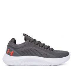 Buty na siłownię Under Armour. Szare buty sportowe męskie Under Armour, bez zapięcia, na fitness i siłownię. Za 449.99 zł.
