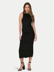 ONLY Sukienka codzienna 15315449 Czarny Slim Fit. Czarne sukienki damskie Only, na co dzień, s, bez wzorów, z syntetyku, bez kołnierzyka, bez ramiączek, proste. Za 99.99 zł.
