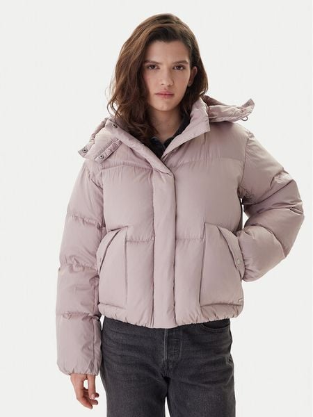Levi's® Kurtka puchowa Western Bubble 003MD-0003 Różowy Regular Fit. Czerwone kurtki damskie l, bez wzorów, z puchu, bez kaptura. Za 899.99 zł.