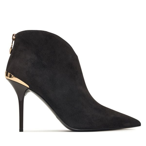 Botki LOVE MOSCHINO. Brązowe botki damskie Love Moschino, bez obcasa, na szpilce, bez zapięcia. Za 1,339.00 zł.