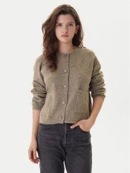 ONLY Kardigan Piemonte 15344118 Beżowy Regular Fit. Brązowe swetry damskie Only, l, bez wzorów, z syntetyku, bez kołnierzyka, bez ramiączek, bez kaptura. Za 169.99 zł.