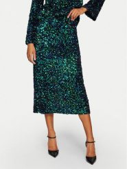 Vila Spódnica midi Faith 14102263 Zielony Regular Fit. Zielone spódnice damskie Vila, l, bez wzorów, z syntetyku, midi. Za 139.99 zł.