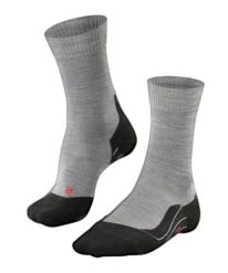 Skarpetki Falke TK5. Szare skarpety męskie Falke, bez wzorów, z poliamidu. Za 159.00 zł.