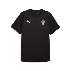 T-shirt treningowy Portugalia 2026. Czarne t-shirty męskie Puma, xl, bez wzorów, z materiału, sportowe, bez kołnierzyka. Za 183.50 zł.