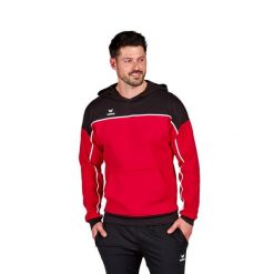Wielokolorowa bluza z kapturem Erima Change marki Erima. Czarne bluzy męskie Erima, m, bez wzorów, z materiału, z kapturem. Za 289.00 zł.