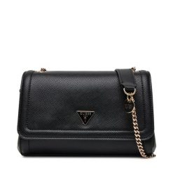 Torebka Guess. Czarne torebki do ręki damskie Guess, z aplikacjami, klasyczne, bez dodatków. Za 379.99 zł.