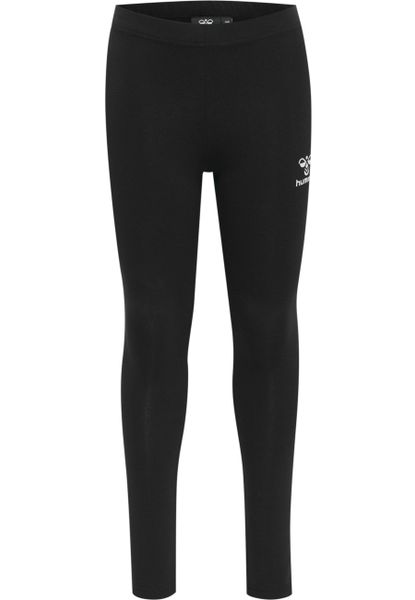 Legginsy dziewczęce Hummel Onze. Czarne legginsy dla dziewczynek Hummel, bez wzorów, z bawełny. Za 119.00 zł.