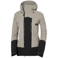 Damska kurtka narciarska Helly Hansen Odin BC Infinity Shell Jkt. Brązowe kurtki snowboardowe damskie Helly Hansen, bez wzorów, bez kaptura, narciarskie. W wyprzedaży za 2,379.50 zł.