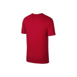 Koszulka męska nike air jordan rise basketball verbiage tee gym red. Czerwone koszulki sportowe męskie Nike, m, bez wzorów, z bawełny, bez kołnierzyka, bez ramiączek, do biegania. Za 139.00 zł.