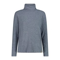 Bluzka damska z szerokim dekoltem w kształcie łódki CMP. Szare bluzki damskie CMP, bez wzorów, bez kołnierzyka, bez ramiączek. Za 192.00 zł.