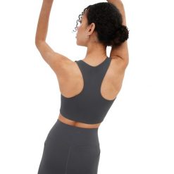 Damski Biustonosz Paloma Racerback Bra. Fioletowe biustonosze GIRLFRIEND COLLECTIVE, bez wzorów, z elastanu. Za 214.99 zł.