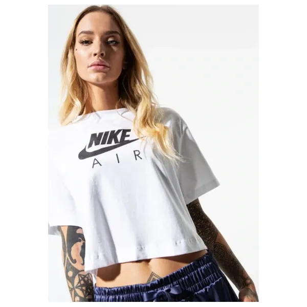 Nike Koszulka Ss W Nsw Air Top Ss , biały, rozmiar L. Białe koszulki sportowe damskie Nike, l, bez wzorów, z materiału, bez kołnierzyka, bez ramiączek, climacool (adidas). Za 139.99 zł.