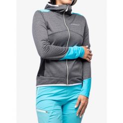 Bluza z kapturem damska La Sportiva Aequilibrium Thermal Hoody. Szare bluzy damskie La Sportiva, l, bez wzorów, z kapturem. Za 524.99 zł.