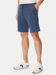 Tommy Hilfiger Szorty sportowe UM0UM03452 Niebieski Regular Fit. Niebieskie krótkie spodenki sportowe męskie Tommy Hilfiger, m, bez wzorów, z syntetyku. Za 209.99 zł.
