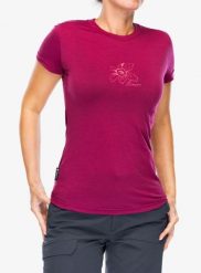Koszulka merino damska Sensor Merino Active PT Tee S/S. Czerwone t-shirty damskie Sensor, s, bez wzorów, z materiału, klasyczne, bez kołnierzyka. Za 326.69 zł.