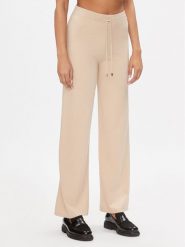 Liu Jo Sport Spodnie dzianinowe TA4052 MS005 Beżowy Bootcut Fit. Brązowe spodnie dresowe damskie Liu Jo Sport, m, bez wzorów, z dzianiny. Za 669.99 zł.