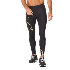 Legginsy kompresyjne 2XU Light Speed. Czarne buty sportowe męskie 2XU, bez wzorów, do biegania. Za 678.00 zł.