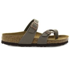 Japonki damskie Birkenstock Mayari (0071071). Szare klapki damskie Birkenstock, bez wzorów, młodzieżowe, bez obcasa. Za 399.99 zł.