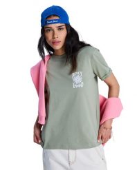 Koszulka z krótkim rękawem dla Kobiety OCEANREGULAR Zielony. Zielone t-shirty damskie Roxy, m, bez wzorów, z bawełny, klasyczne, bez kołnierzyka. Za 109.99 zł.