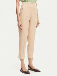 ACCESS FASHION Spodnie materiałowe 63-5132-135 Beżowy Regular Fit. Brązowe spodnie materiałowe damskie ACCESS FASHION, bez wzorów, z materiału. Za 449.99 zł.