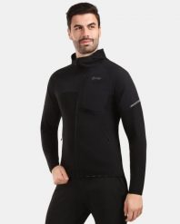 Męska bluza funkcyjna Kilpi NASHVILLE-M. Czarne bluzy męskie Kilpi, m, bez wzorów, z materiału, bez kaptura. Za 422.05 zł.