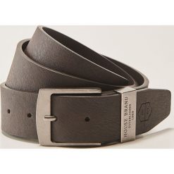 Pasek z metalową klamrą - Brązowy. Brązowe paski damskie House, w paski. Za 35.99 zł.
