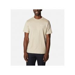 COLUMBIA Koszulka męska CSC Seasonal Logo Tee ancient fossil-XL. Brązowe koszulki sportowe męskie Columbia, m, bez wzorów, z bawełny, bez kołnierzyka, bez ramiączek, trekkingowe. Za 77.60 zł.