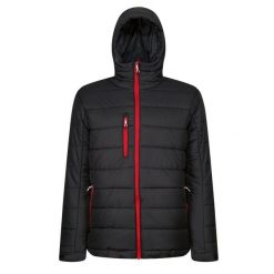 Męska Kurtka Termiczna Navigate Z Kapturem. Czarne kurtki sportowe męskie Regatta, m, bez wzorów, trekkingowe. Za 263.99 zł.