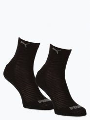Puma skarpety do obuwia sportowego pakowane po 2 szt. Kobiety Bawełna czarny, 39-42. Czarne skarpety damskie Puma, bez wzorów, z bawełny. Za 44.95 zł.