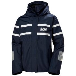 Damska kurtka wodoodporna Helly Hansen Salt Inshore. Niebieskie kurtki damskie Helly Hansen, l, bez wzorów, bez kaptura. Za 1,013.00 zł.