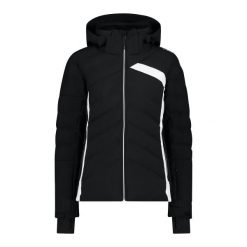 Damska kurtka narciarska CMP. Czarne kurtki snowboardowe damskie CMP, xl, bez wzorów, z lycry, długie, z kapturem, narciarskie. Za 699.99 zł.