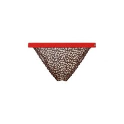 Figi damskie Pepe Jeans Animal Thong. Brązowe bokserki damskie Pepe Jeans, l, bez wzorów, z jeansu. W wyprzedaży za 87.90 zł.