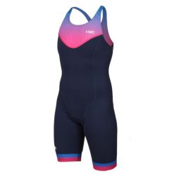 Damski strój triathlonowy bez rękawów Mako Trifonction Team. Niebieskie obuwie sportowe damskie MAKO, bez wzorów, rowerowe. Za 548.50 zł.
