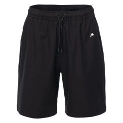 Szorty Martes Essentials Lonni. Czarne krótkie spodenki sportowe męskie MARTES ESSENTIALS, l, bez wzorów, z elastanu, do biegania. Za 85.38 zł.